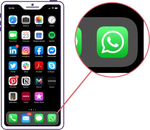 whatsapp iphone icon