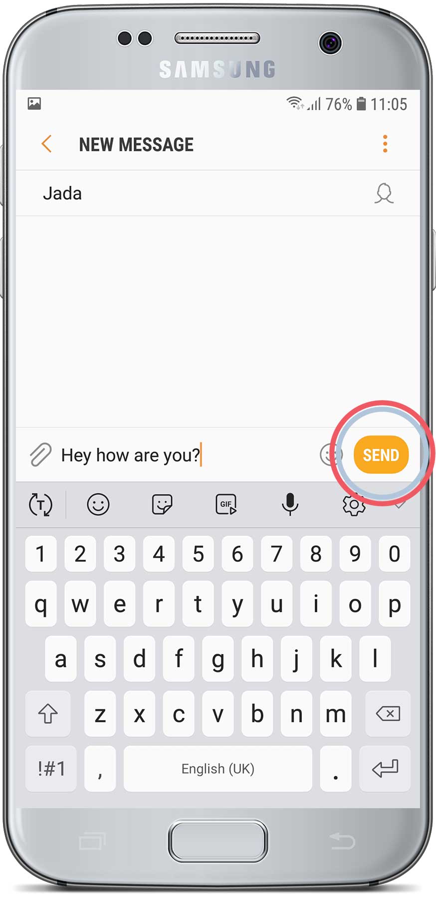 How to send a text message on your Android phone - April